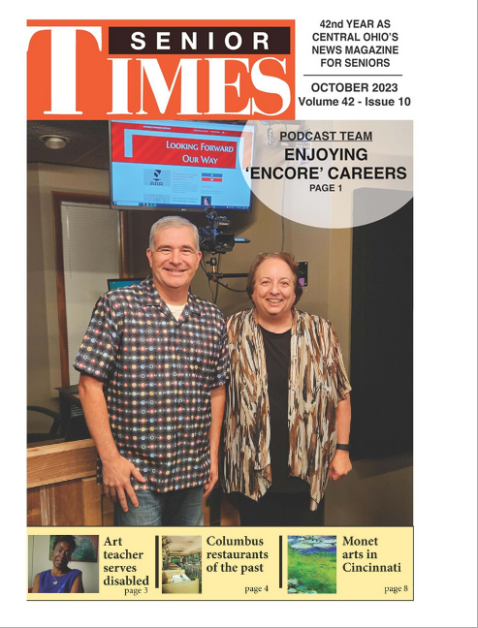 Central Ohio seniors enjoy encore careers as podcasters. Brett Johnson and Carol Ventresca.
